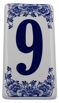 Produktbild von Heinen Delfts Blauw – Hausnummer #9