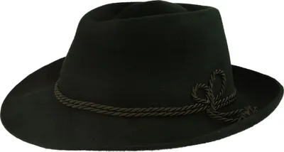 Velour Trachtenhut Tiefenbacher von Hut-Breiter in grün