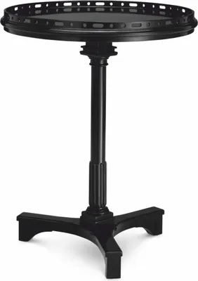 Produktbild von Casa Padrino Luxus Mahagoni Beistelltisch Schwarz H. 74,5 cm - Hotel Möbel