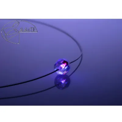 Produktbild von Collier LED Kristall Ball Pink Crystal mit Swarovski® Elements