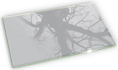 Produktbild von Glas Grabkerzen Untersetzer Motiv Gummifüße - 52x30 cm - Graue Farbe