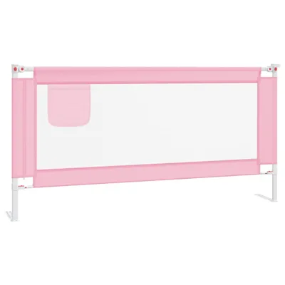 Immagine prodotto di vidaXL Protezione letto per bambini rosa 180x25 cm tessuto
