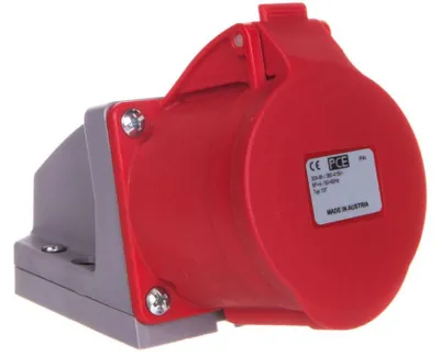 Immagine prodotto di Presa a muro PCE CEE 32 A 7 poli 400 V PCE 127-6v