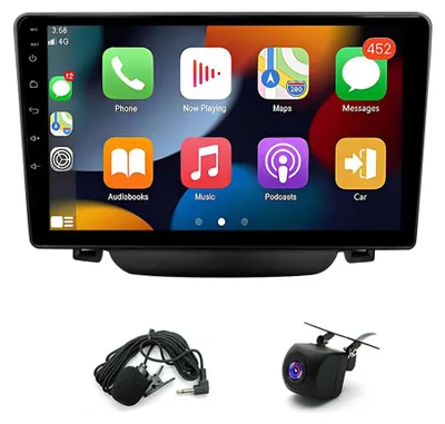 Image de Autoradio 4+64 Go avec GPS, écran tactile de 9 pouces, compatible avec les modèles de 2012 à 2017