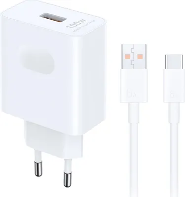 Immagine prodotto di Caricatore da muro HONOR Honor HN-200500EP2, 100 W, 5 A, 1 x USB-C, bianco 5503ABHA