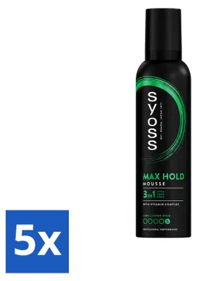 Produktbild von 5 x Syoss Keratin Haarmousse - 250 ml - Vorteilspackung - 5 Stücke