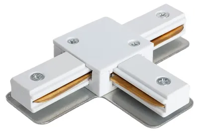 Produktbild von Steckverbindung Typ "T" für 1-Phasen Stromschienen Weiß