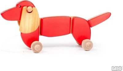 Produktbild von Bajo Dackel Spielzeug - Jamnik Holz Hund für Kinder