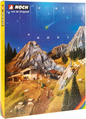 Produktbild von NOCH Bastel-Adventskalender H0 65590