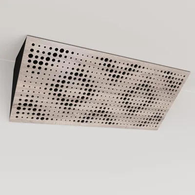 Immagine prodotto di Confezione da 2 – Trappola acustica angolare stretta con rivestimento in velluto | 23x50x10 cm | Riflessione - Isolamento acustico | [REBAT (Horizont) - Sonoma | Nero]