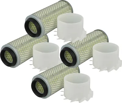 Produktbild von vhbw 4x Luftfilter kompatibel mit IMEF 1.15 Bagger - Äußerer Motorfilter