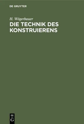 Produktbild von Die Technik des Konstruierens