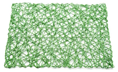 Immagine prodotto di tovaglietta 2 pezzi 45 x 30 cm, sottobicchiere dal design moderno - Verde pratico e decorativo