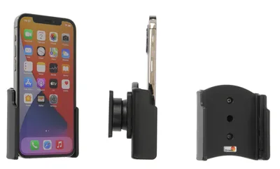 Produktbild von Brodit Gerätehalter 711235 - für Smartphones - Apple iPhone 15, Apple iPhone 15 Pro, Apple iPhone 12 Pro und weitere