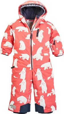 Produktbild von first instinct by killtec Kinder Skianzug mit Kapuze FISW 33, Farbe:mineralrot, Größe:98/104