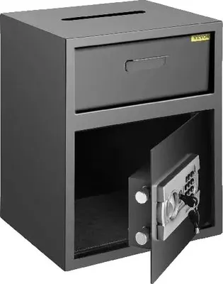 Obrázek produktu pro Bezpečnostní skříňka, Elektronický zámkový systém, Robustní konstrukce, Design depozitního boxu