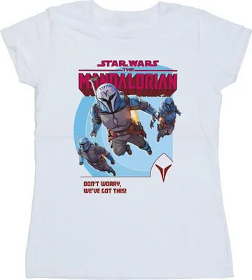 Produktbild von Star Wars - "The Mandalorian We've Got This" T-Shirt für Damen BI50572 (S) (Weiß)