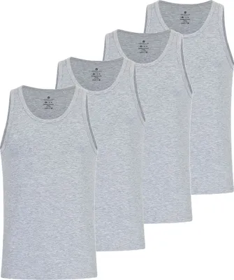 Produktbild von Burnell & Son Tank Top 3er Pack, Größe:S, 3er Pack Farben:grau