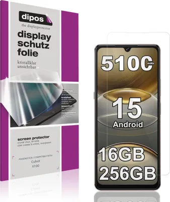 Produktbild von 4x Schutzfolie für Cubot X100 klar Displayschutzfolie Folie Display Schutz dipos