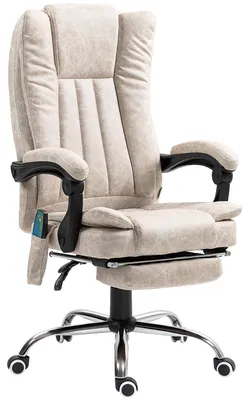Produktbild von Vinsetto Bürostuhl mit Vibrationsmassage, Ergonomischer Stuhl mit Liegefunktion