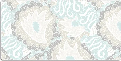 Produktbild von Schreibtischmatte Tischunterlage 120x60 cm Mauspad - Pastellblumen
