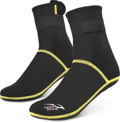 Obrázek produktu pro Neoprenové potápěčské ponožky 3 mm - termoponožky do vody s protiskluzovou podrážkou pro potápění, šnorchlování, rafting, plachtění a plavání
