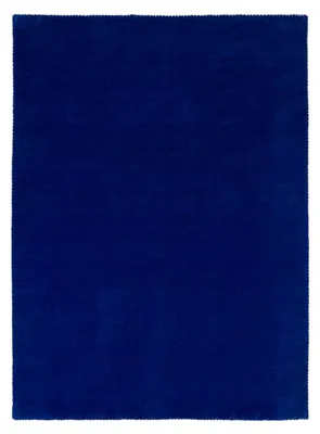 Produktbild von Handgefertigter Wollteppich Gabbeh Lola Blau 40x60 cm Weich, Hochwertig, Zeitlos | Reine Schurwolle für Gemütlichkeit & Eleganz im Wohn- und Schlafzimmer