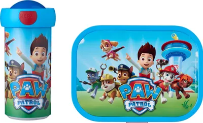 Produktbild von Mepal - Lunch-Set Campus - Lunch-Set für Kinder mit Verschlussbecher & Lunch Box - Lunch-Set für die Schule oder Unterwegs - Spülmaschinenfest & BPA-frei - 300 ml + 750 ml - Paw Patrol