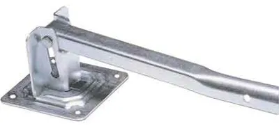 Productafbeelding van Opvouwbare wandrek voor wasgoed, van verzinkt staal - 58x3x1,5 cm