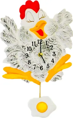 Produktbild von Pendelwanduhr lachendes Huhn Terrastudio Modell 002203