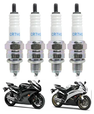 Productafbeelding van Set van 4 Zündkerzen CR7HSA voor Motoren en Scooters