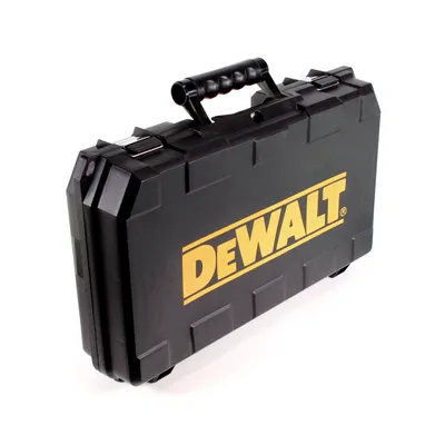 A black DeWalt tool case with the DeWalt logo in yellow, shown on a white background.