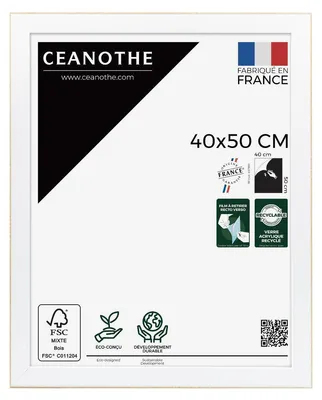 Image de CEANOTHE Newton cadre photo en bois 40x50 cm naturel