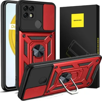 Productafbeelding van Beschermhoes voor de Realme C21, kleur rood