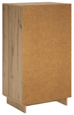Image de vidaXL Armoire à chaussures, 48 x 38 x 87,5 cm, panneau de fibres de bois, imitation chêne artisanal