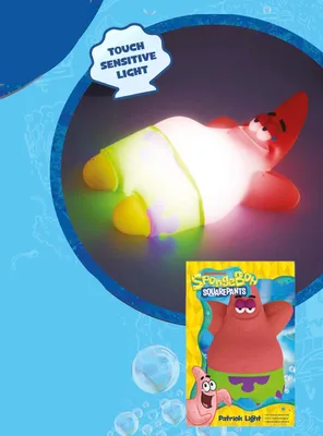 Obrázok produktu pre Sponge Bob – Patrick – Dekoratívna lampička – 17 cm