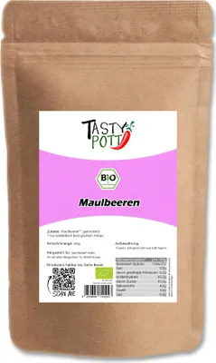 Produktbild von Tasty Pott  Maulbeeren Beutel 500g