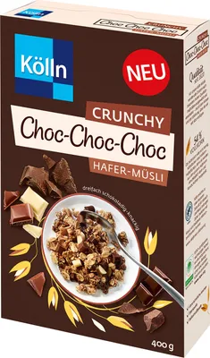 Produktbild von Kölln Müsli Crunchy Choc-Choc-Choc, 8x400g Sparpaket