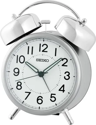 Immagine prodotto di Seiko QHK063S Sveglia con suoneria e modalità silenziosa Colore argento