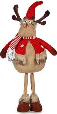 Produktbild von Krist+ Weihnachts-Rentier Rot Braun 24 x 63 x 27 cm