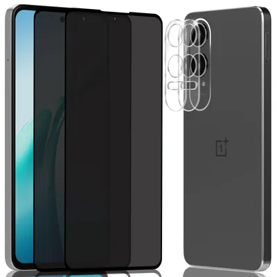 Obrázok produktu pre 2-balenie OnePlus Nord CE4 Lite Ochranné sklo na displej Privacy & 2-balenie ochrana objektívu - Tvrdené sklo 9H - Super kvalita 3D