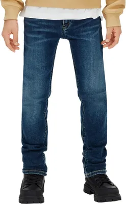 Produktbild von Calvin Klein Jungen Jeans Hose Dark Blue Visual Slim Fit, Blau (Dark Blue Visual
