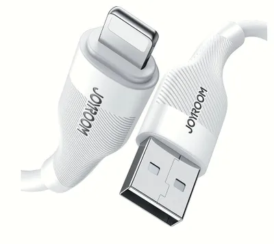 Produktbild von Joyroom USB-Kabel - Lightning / Datenübertragung 3A 1m weiß (S-1030M12)
