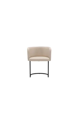 Immagine prodotto di Sedia da pranzo Simrishamn con braccioli beige.
