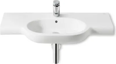 Produktbild von Roca Meridian - Waschtisch 1000x460 mm, mit Überlauf, mit Hahnloch, weiß A32724B000