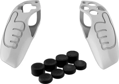 Produktbild von Mobigear Classic Dünn  Playstation 5 controller Hülle Flexibles Silikon - Weiß
