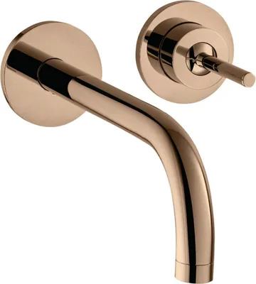 Immagine prodotto di hansgrohe AXOR Uno mitigeur monocommande de lavabo encastré, rosettes pour montage mural, saillie 225mm, 38116300, 38116300