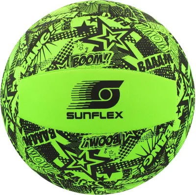Produktbild von Sunflex Beachball Größe 5 Funky Boom | Funball Strandball Ball Volleyball