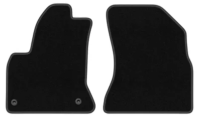 Productafbeelding van Velours voormatten voor Citroen C4 Picasso I 2006-2013 – 2-delig, zwart, op maat – Wielganizator BASIC