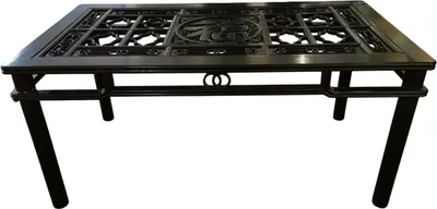 Obrázek produktu pro Fine Asianliving Čínský jídelní stůl ručně vyřezávaný B160xD85xH80cm
